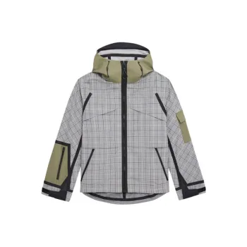 THEORY Designer Co-authored Collection Jackets Men Gray Purple Plaid