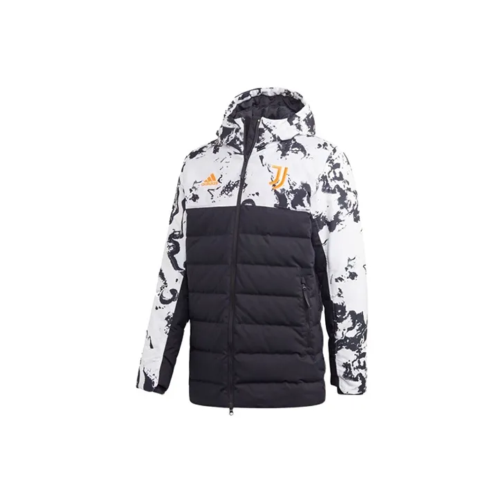 Adidas Down Jackets Men Black/White-0