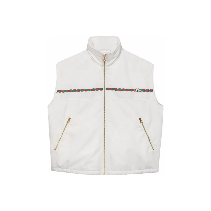 GUCCI Gg Embroidered Vest-0
