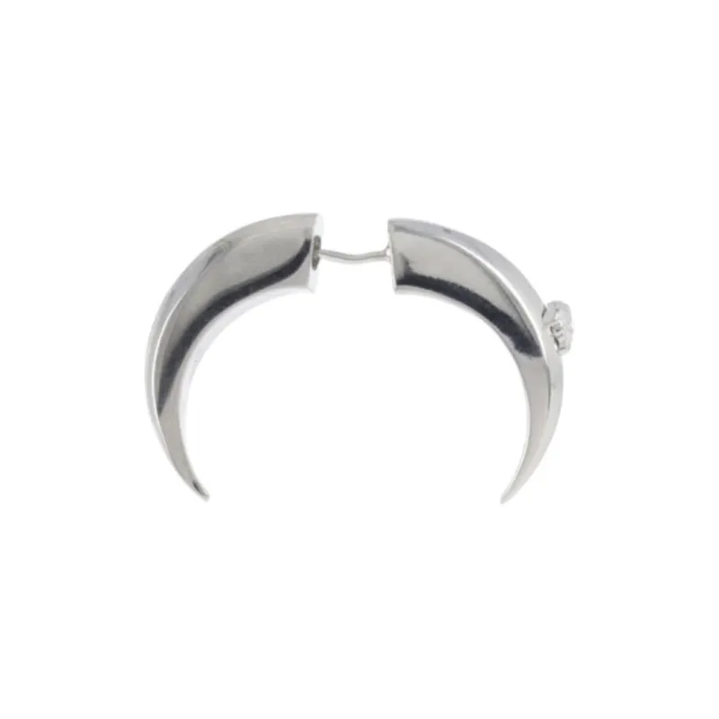 FANSIZHE Metal Earrings Women's Silver-0