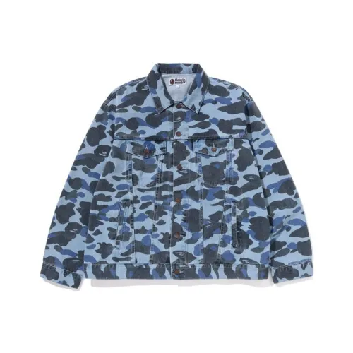 A BATHING APE Jackets Men Blue