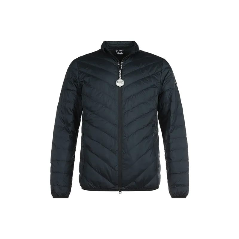 EMPORIO ARMANI EA7 Down Jacket Men's Night Blue-0