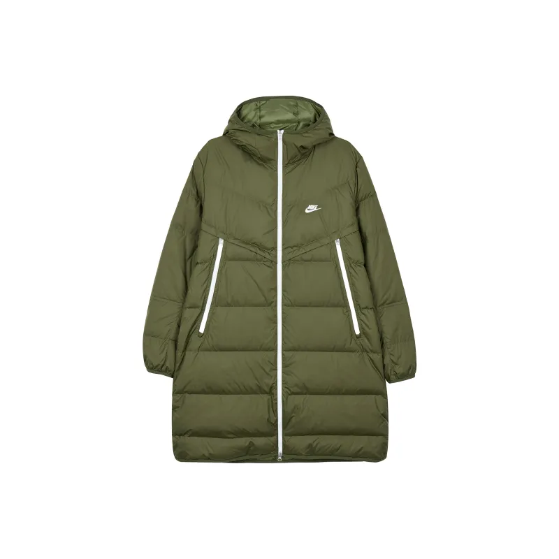 Nike Down Jackets Men Army Green-0