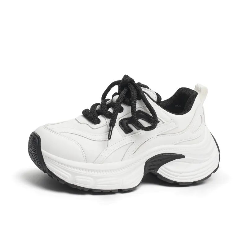 SHUXI Low-Top Chunky Sneakers Women's-0