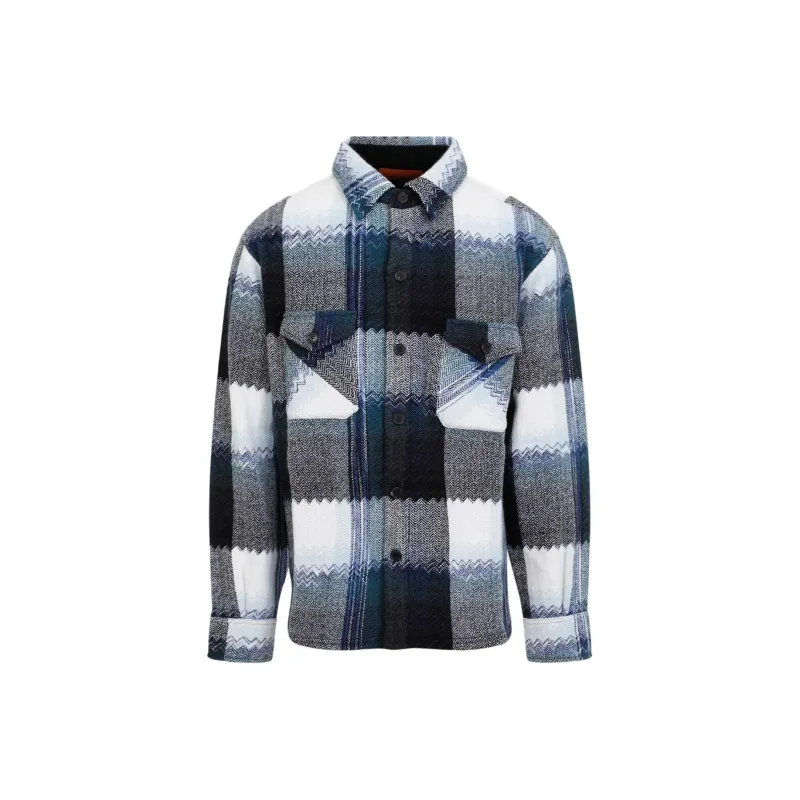 MISSONI Long Sleeved Checked Overshirt-0