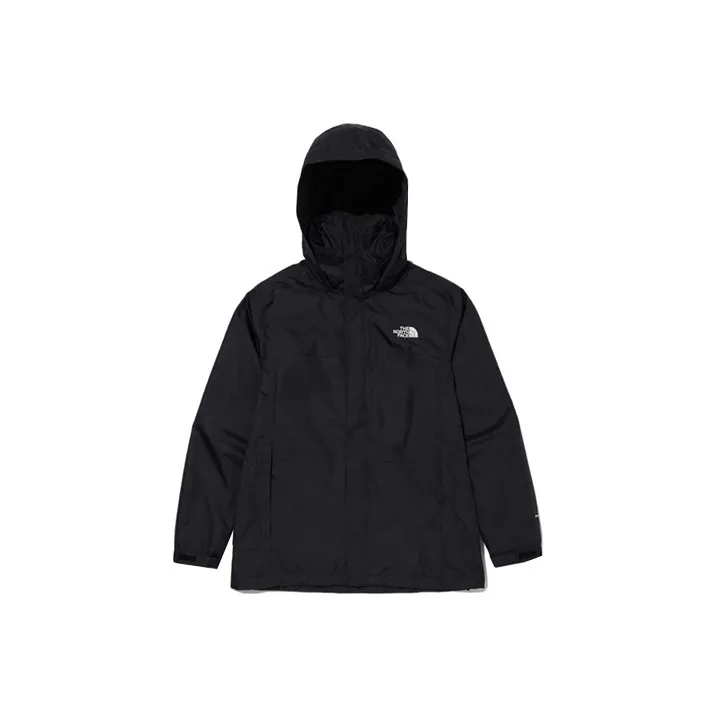 THE NORTH FACE RESOLVE 2 Outdoor Hiking Waterproof, Windproof, And Breathable Windbreaker Jacket Men's Black-0