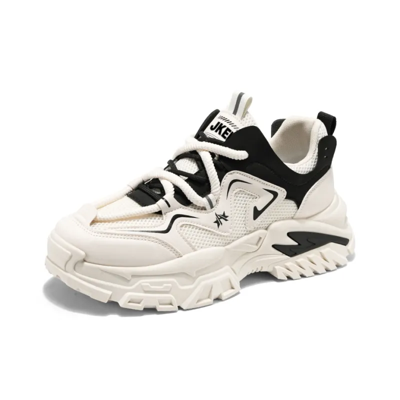 JKEM Cushioning, Slip Resistant, And Abrasion Resistant Low Top Chunky Sneakers Men's-1