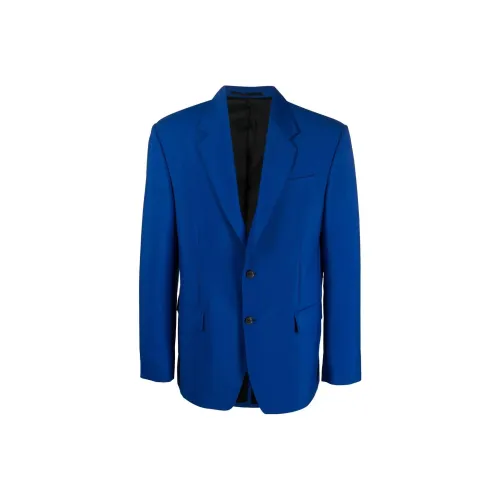 VERSACE Business Suits Men Cobalt Blue
