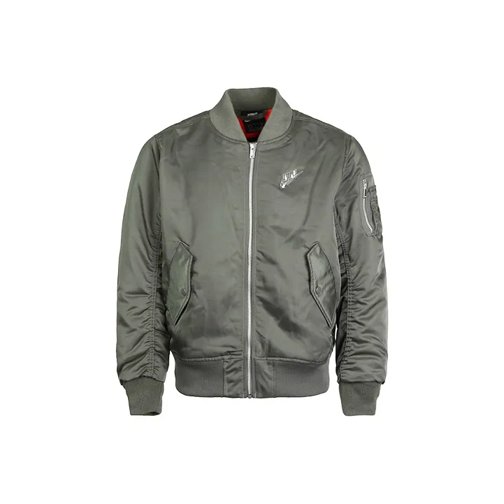 Nike Puffer Jackets Men Green-0