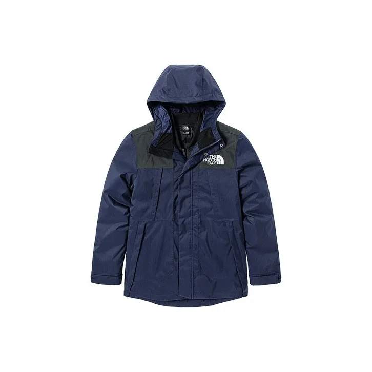 THE NORTH FACE City Outdoor Collection Water Resistant Windproof Wear Resistant Windbreaker Jacket Men's Blue-0