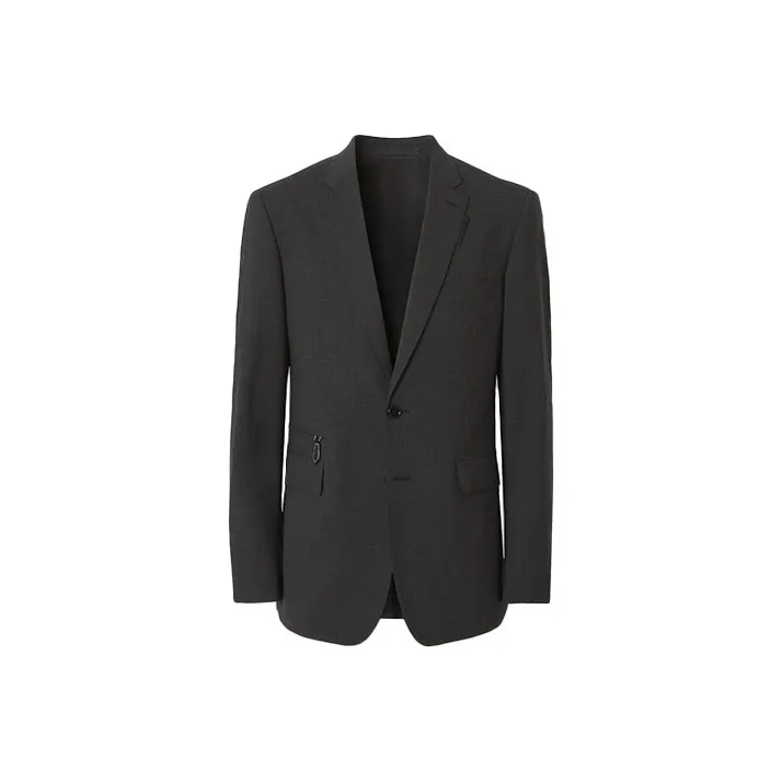 Burberry Stretch Wool Tailored Jacket-0
