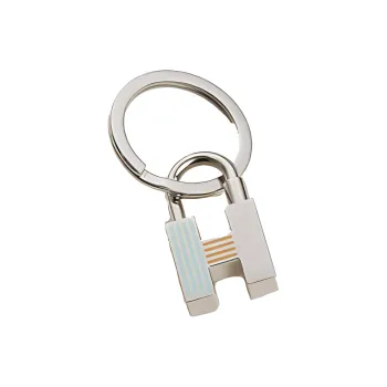 HERMES Keychains Unisex Silver