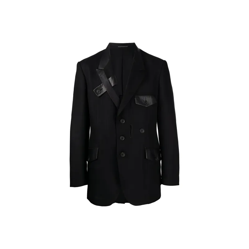 Yohji Yamamoto Business Suit Men's Black-0