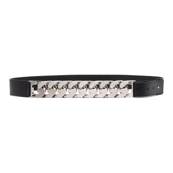 Givenchy Chain-Link Punch-Hole Detailed Belt