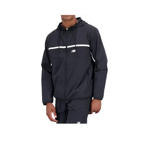 New Balance Jackets Men Black
