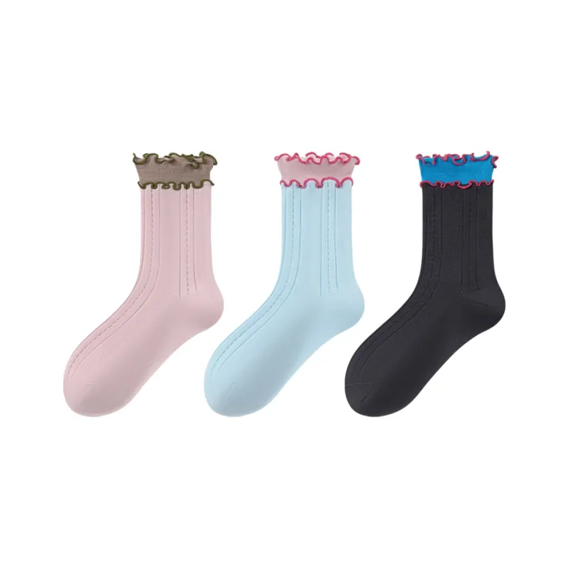 SHIWAJI Mid Calf Socks Women's Combo Set-7