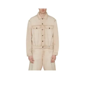GUESS Jackets Men Ecru