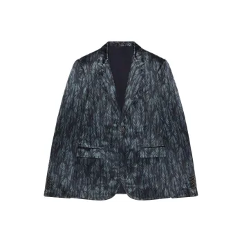 GIVENCHY FW24 Jacket Men's Black Gray Color