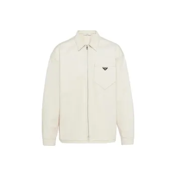 PRADA Denim Jackets Men Beige