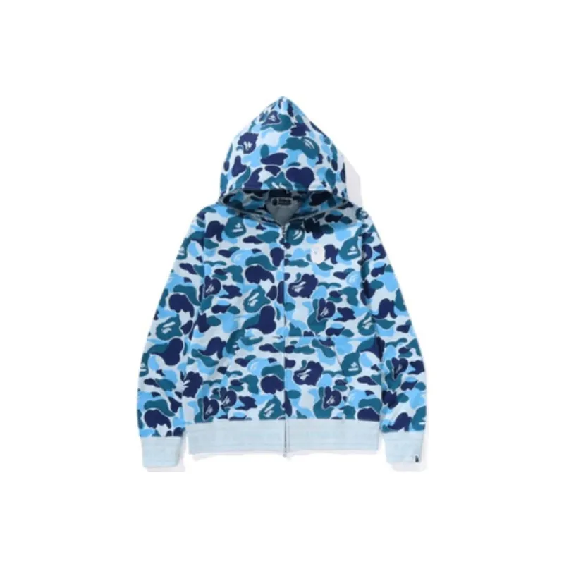 A BATHING APE ® Abc Camo Logo Zip up Hoodie-0