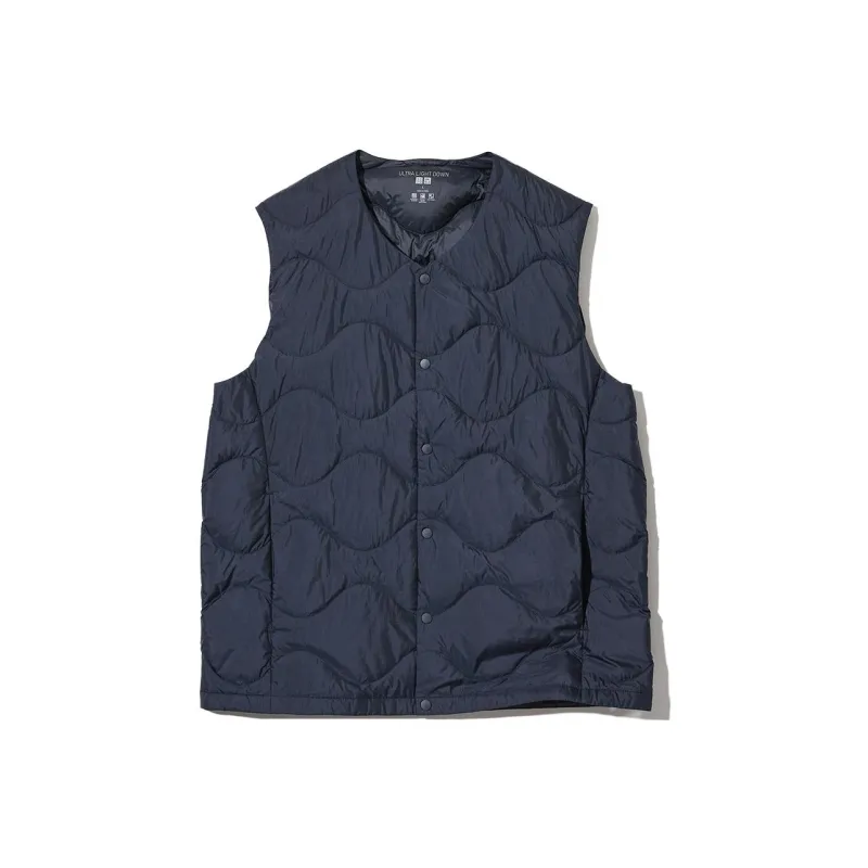 UNIQLO Vests Men Dark Blue-0