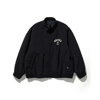 Nautica White Sail Jackets Coats Men's Black