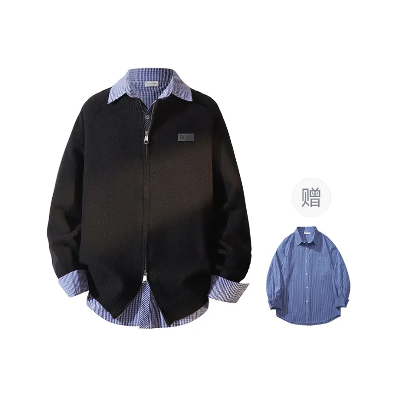 YOSICIL Knitwear Men's Dark Gray-8