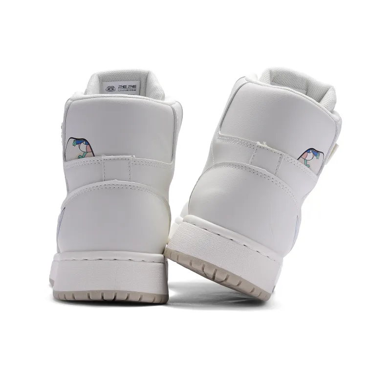 Pepe The Frog High-Top Skateboard Shoes Unisex-12