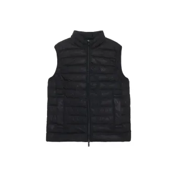 EMPORIO ARMANI Logo Patch Padded Gilet