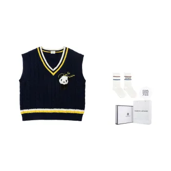 Charlie Luciano Vest Unisex Navy Blue