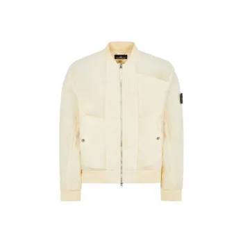 STONE ISLAND Zipped Bomber Jacket