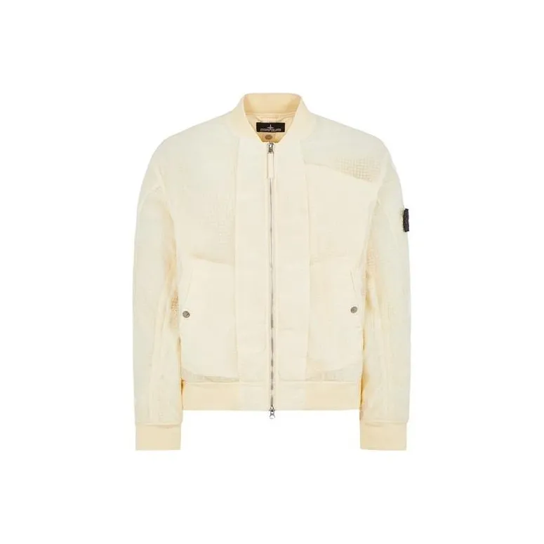 STONE ISLAND Zipped Bomber Jacket-0