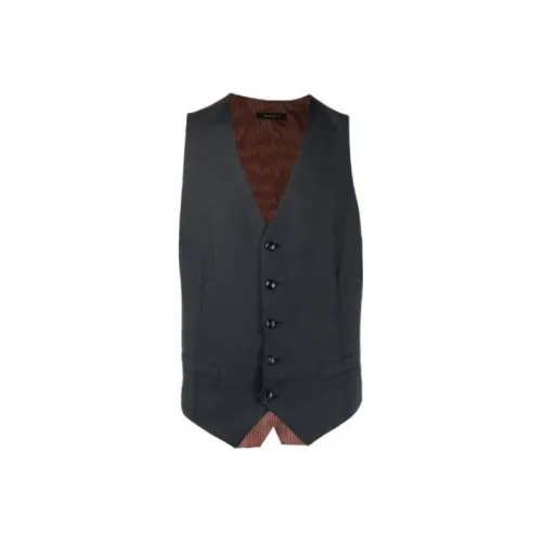 GIORGIO ARMANI Vests Men Dark Gray