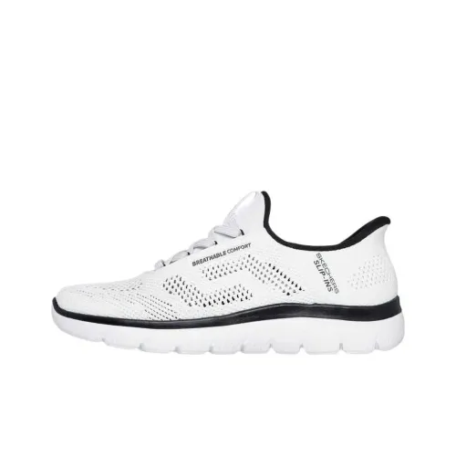 Skechers Summits Cushioning, Abrasion Resistant, Waterproof, And Breathable Low Top Running Shoes Men's White