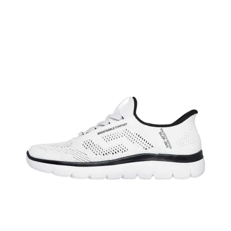 Skechers Summits Cushioning, Abrasion Resistant, Waterproof, And Breathable Low Top Running Shoes Men's White-0