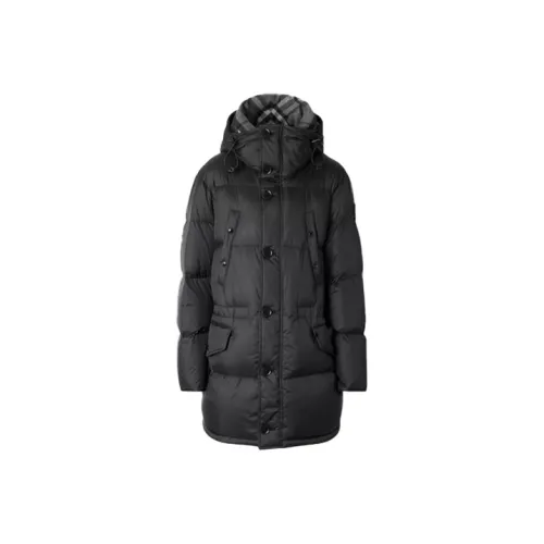 Burberry Lockwood Longline Puffer Jacket Black