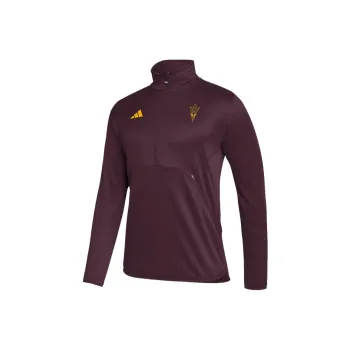 Adidas Free Shipping With AdiClub Texas A&M Aggies Long Sleeve 1/4-Zip Knit Jacket