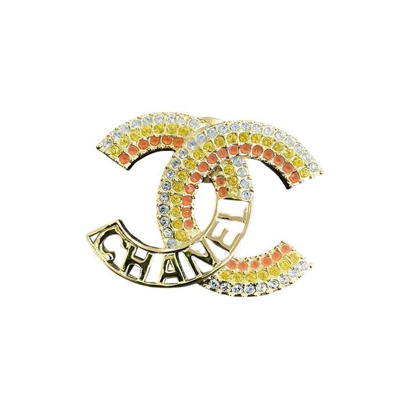 CHANEL Brooches Unisex Multicolor-1