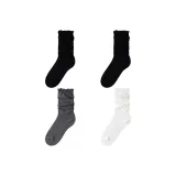 4-Pack (Black 2+Dark Heather Gray+White)