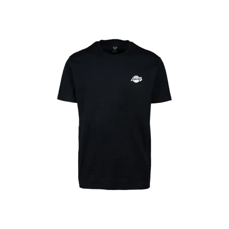 NBA Lakers Team James T Shirt Men's Black-0