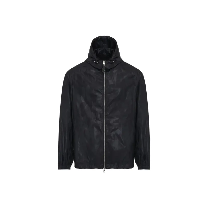 Alexander McQueen Hooded Zip Up Jacket-0