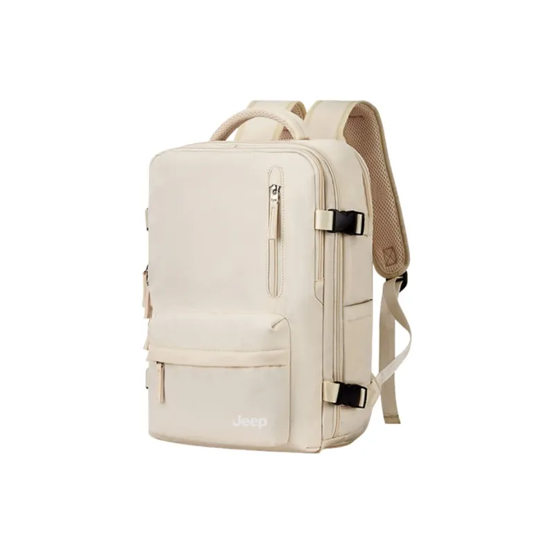 Jeep Polyamide Backpack Tubas Unisex Ecru-1