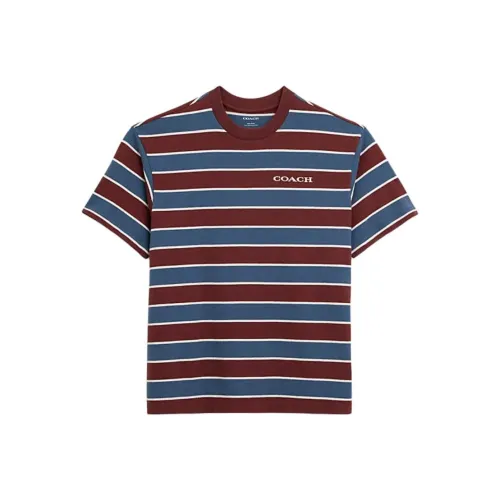 COACH T-Shirts Men Blue
