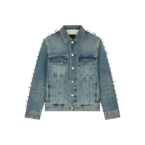 GIVENCHY SS21 Denim Jacket Men's Blue