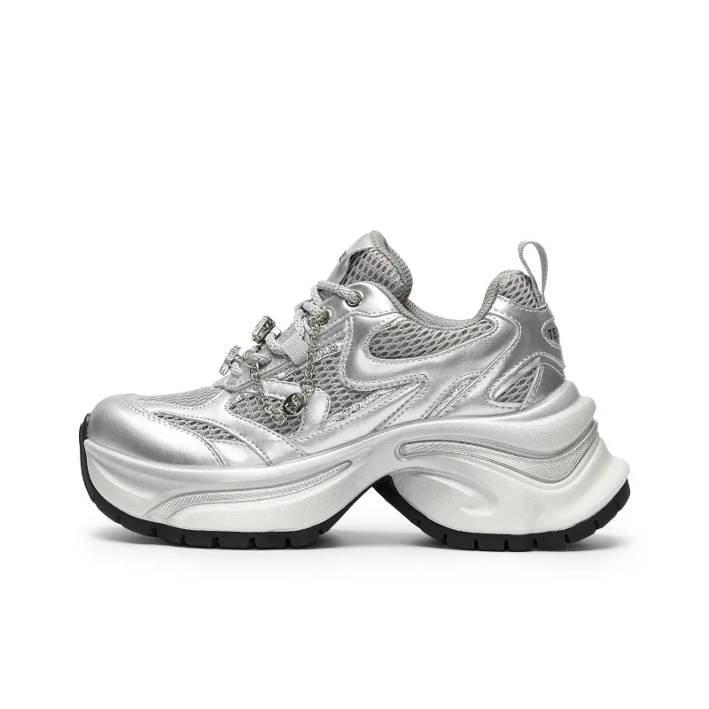 Teenmix Lucky Star Collection Cushioning Coverage Abrasion Resistant Slip Resistant Low Top Chunky Sneakers Women's-13