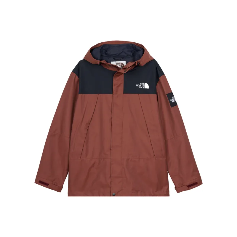 THE NORTH FACE Outdoor Hiking Water Resistant Windproof Breathable Windbreaker Jacket Unisex Burgundy-0