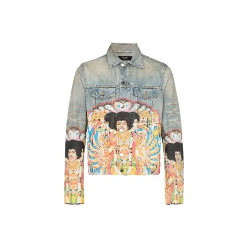 AMIRI Jimi Hendrix Denim Trucker Jacket