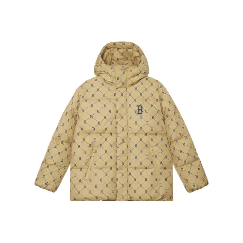 MLB MONOGRAM Collection Boston Red Sox FW24 Down Jacket Unisex Light Beige