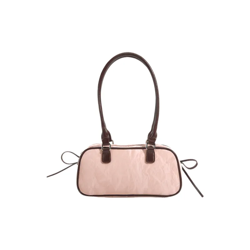 MINLUBAOLUO PU Boston Bag, Shoulder Bag Women's Multicolor-2