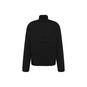 DIOR SS25 Christian Dior Couture Embroidery Pullover Sweatshirt Men's Black